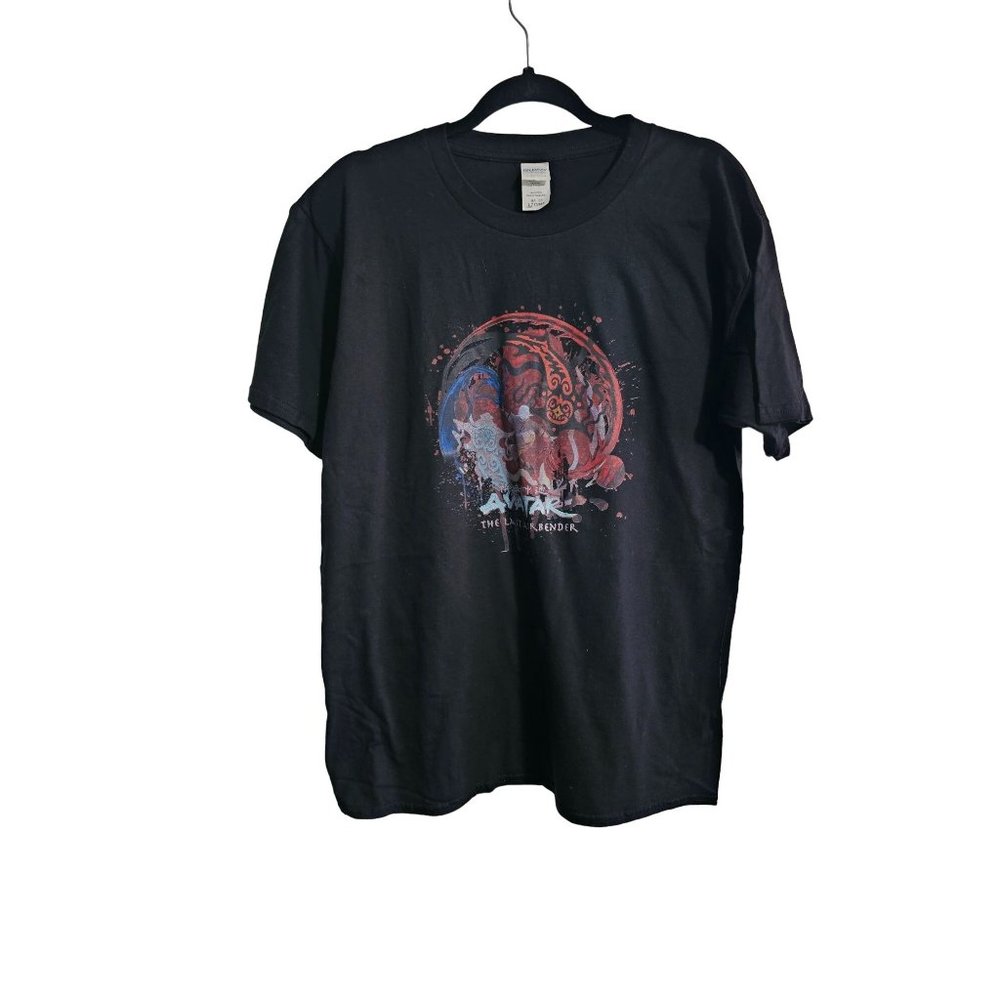The Last Airbender Tee Shirt size Large black graphic‎